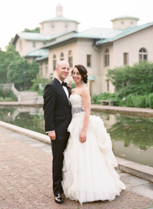 Couple Portrait at Brooklyn Botanic Gardens From Karen Hill Photography