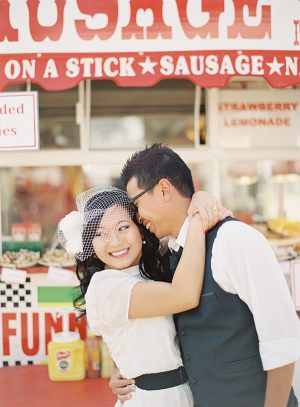 Engagement Portrait at Fair From Laura Leslie Photography