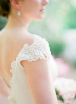Lace Sleeve on Wedding Gown