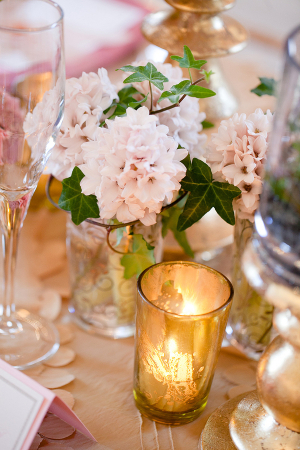 Pale Pink and Gold Tabletop