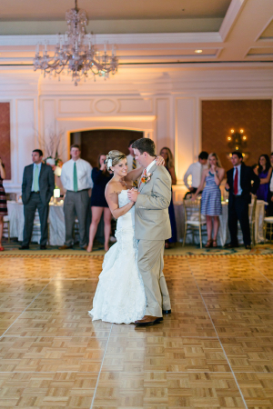 Bride and Groom First Dance From Brooke Images
