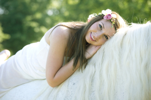 Bride on White Horse