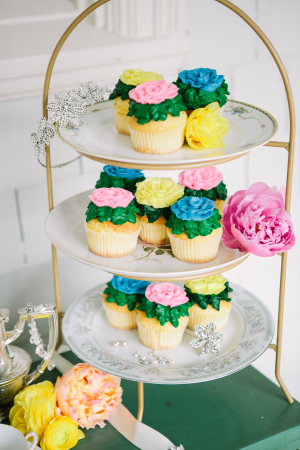 Colorful Wedding Cupcakes
