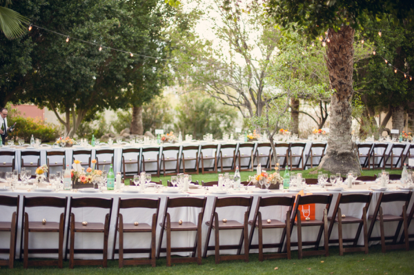Outdoor Palm Springs Reception