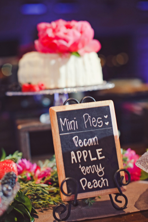 Wedding Cake and Pie Table