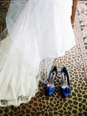 Blue Bridal Shoes