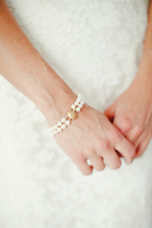 Double Strand Pearl Bracelet Bridal Jewelry