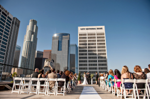 Los Angeles Rooftop Wedding Ceremony