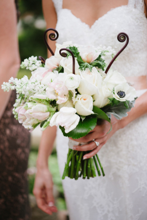 Pale Pink and White Bridal Bouquet