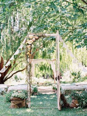 Rustic Wedding Arbor