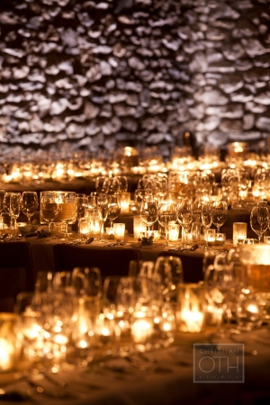 Sea of Candles at Wedding