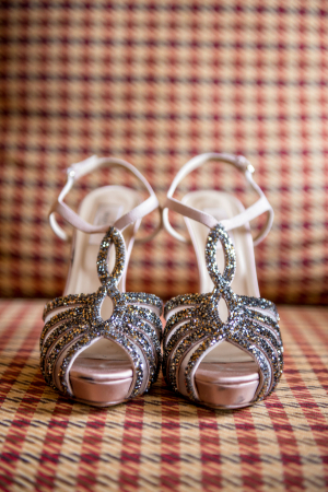 Silver Sparkle Wedding Shoes