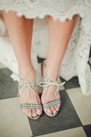 Snakeskin Bridal Shoes