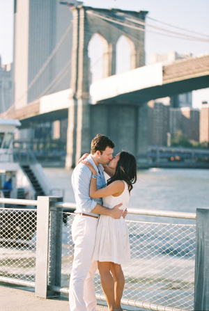 Brooklyn Bridge Engagement Photos Carmen Santorelli