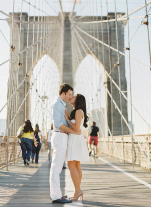 Engagement Photos on Brooklyn Bridge