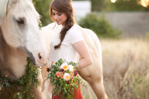 Engagement Photos with Horses
