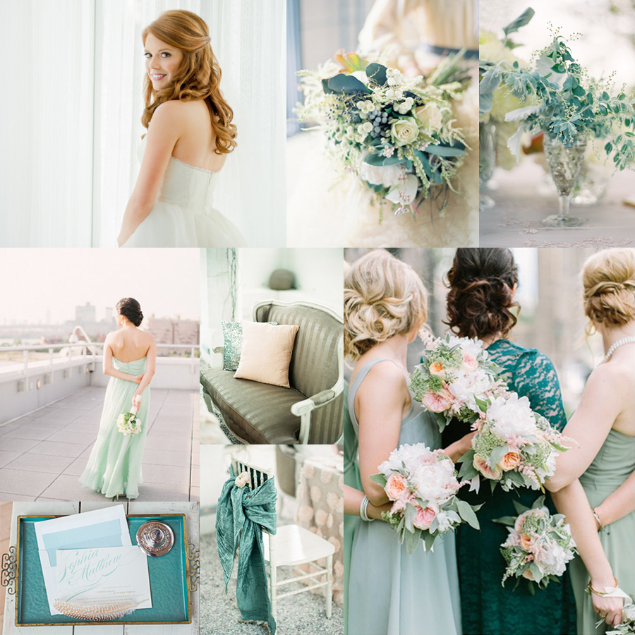 Teal and Mint