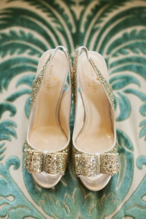 Sparkly Gold Kate Spade Heels