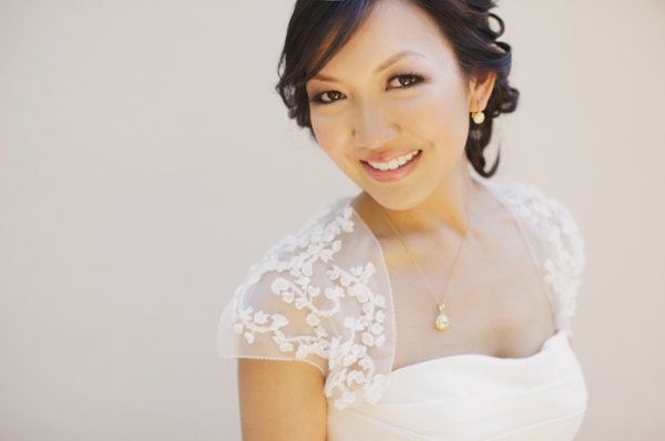 Beautiful Bride in Vera Wang