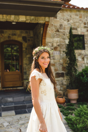Bride in Herb Wreath
