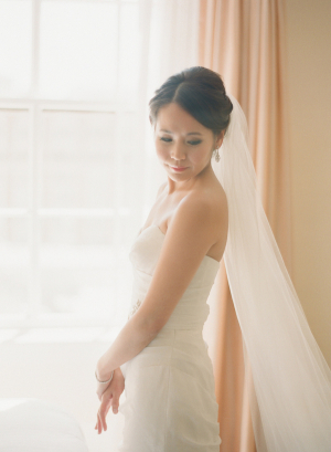 Bride with Simple Veil