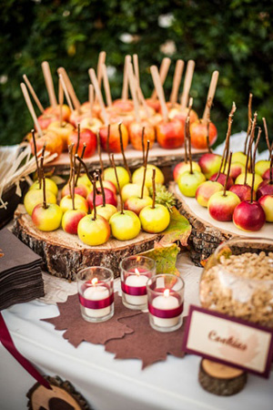 Candy Apple Dipping Station