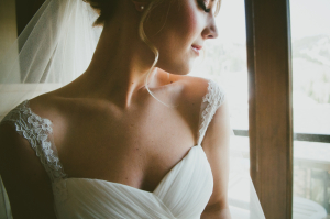 Delicate Cap Sleeve Bridal Gown