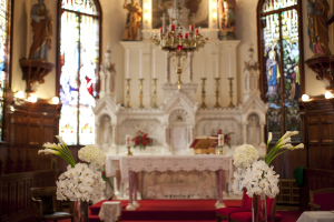 Elaborate Catholic Church Altar