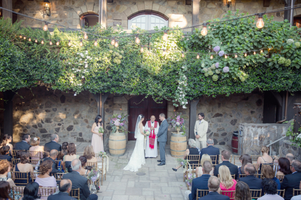 Elegant Outdoor Winery Ceremony