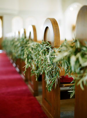 Olive Branch Church Ceremony Greenery
