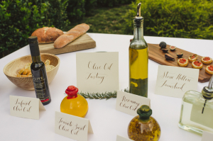 Olive Oil Tasting Station
