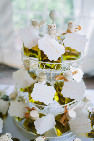 Olive Oil Wedding Favors