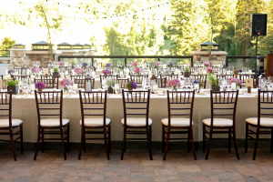 Outdoor Reception with Chivari Chairs