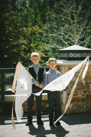 Ring Bearers with Flags
