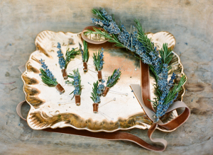Rosemary and Lavender Boutonnieres