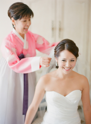 Traditional Asian Mother of the Bride Dress