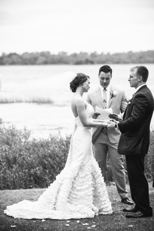 Wedding Ceremony by the Lake
