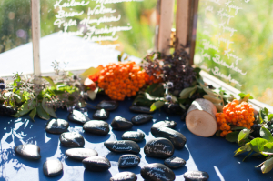 Window and Stone Escort Cards