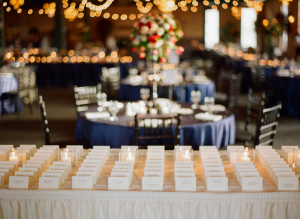 Classic Reception Place Card Table