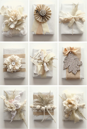 DIY Gift Wrap by Grey Likes Weddings