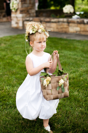 Flower Girl with Tote Bag