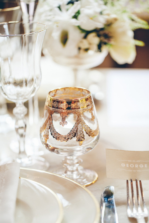 Intricate Gold Goblets