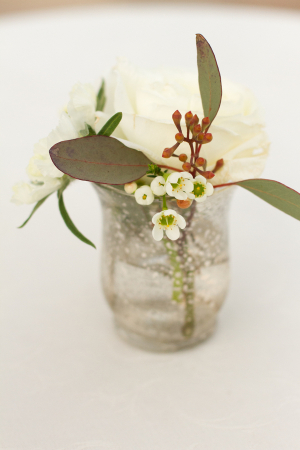 Organic Flowers in Bud Vase