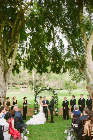 Outdoor Hawaii Wedding Ceremony
