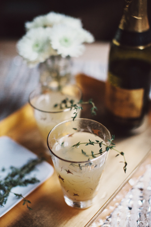 Pear and Thyme Mimosa Recipe