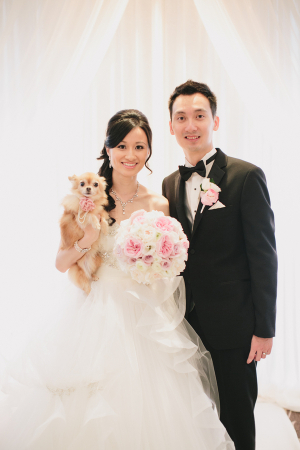 Wedding Photo with Dog