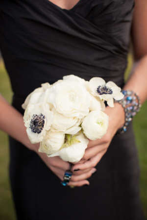White Ranunculus and Anemone Bouquet