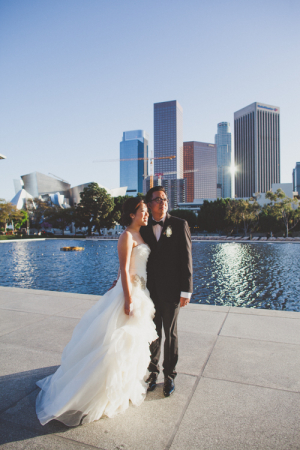 Bride and Groom in LA