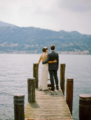 Bride and Groom on Dock1