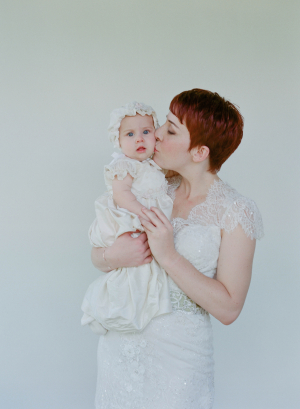Bride with Baby